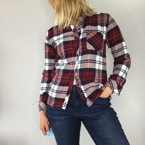 Rails Hunter plaid button down flannel - Picture 2 of 8